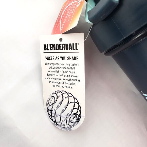 Blender Bottle Set of 2 Blue Special Edition‎ Classic 28oz BPA Free W/ Loop New - Picture 6 of 6